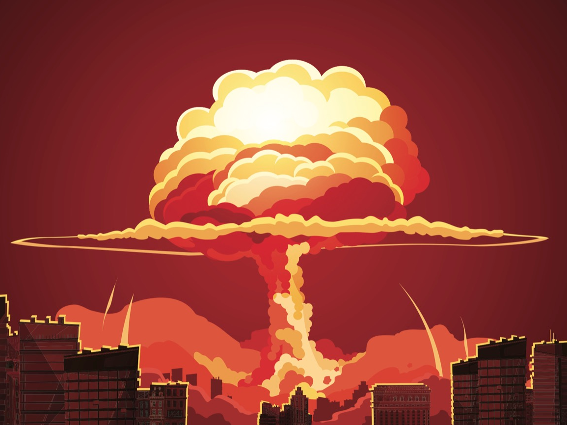 atombombe illustrasjon