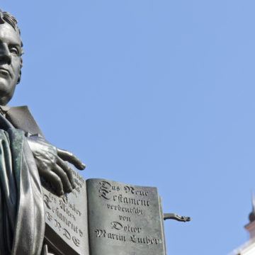 Monument av Martin Luther i Wittenberg, Tyskland. Foto: ThinkStock-185237726-typo-graphics