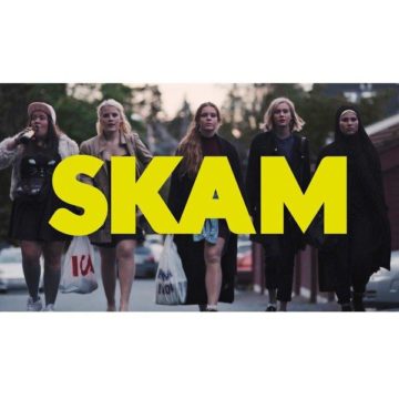 Jentene fra Skam på vei til fest