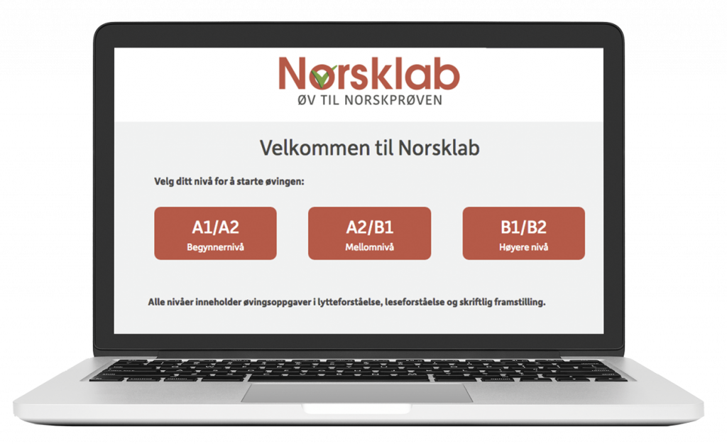 Norsklab skjermdump