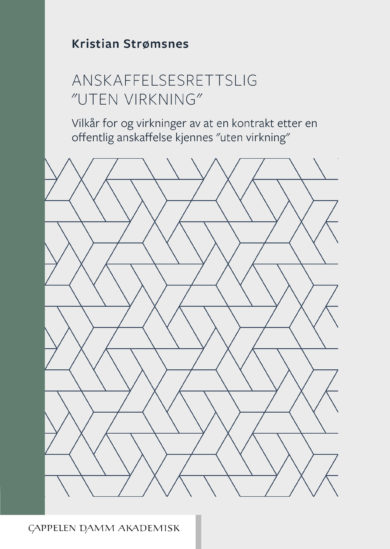 Bok: Anskaffelsesrettslig «uten virkning»